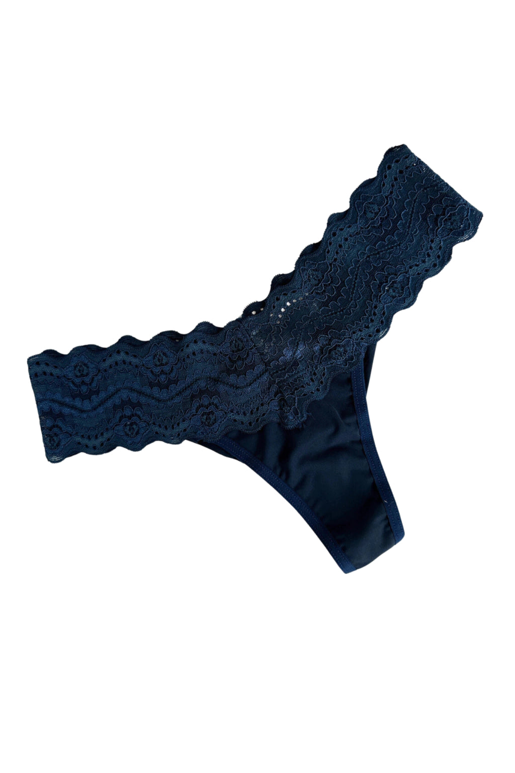 Calcinha em Renda no Cós e Microfibra Fio Duplo | Cecília