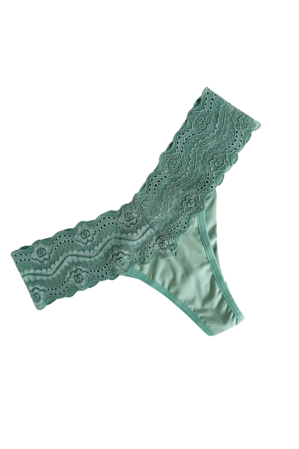 Calcinha em Renda no Cós e Microfibra Fio Duplo | Cecília