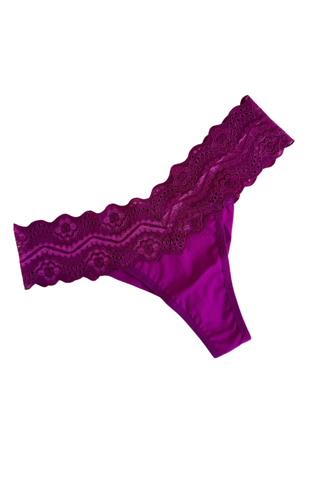 Calcinha em Renda no Cós e Microfibra Fio Duplo | Cecília