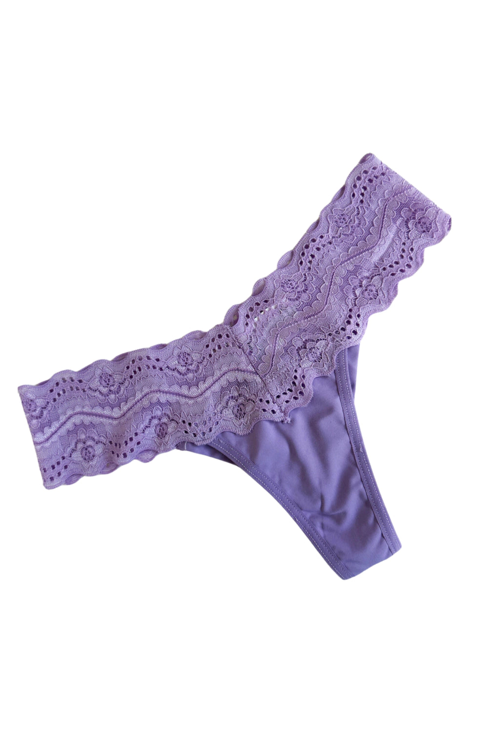 Calcinha em Renda no Cós e Microfibra Fio Duplo | Cecília