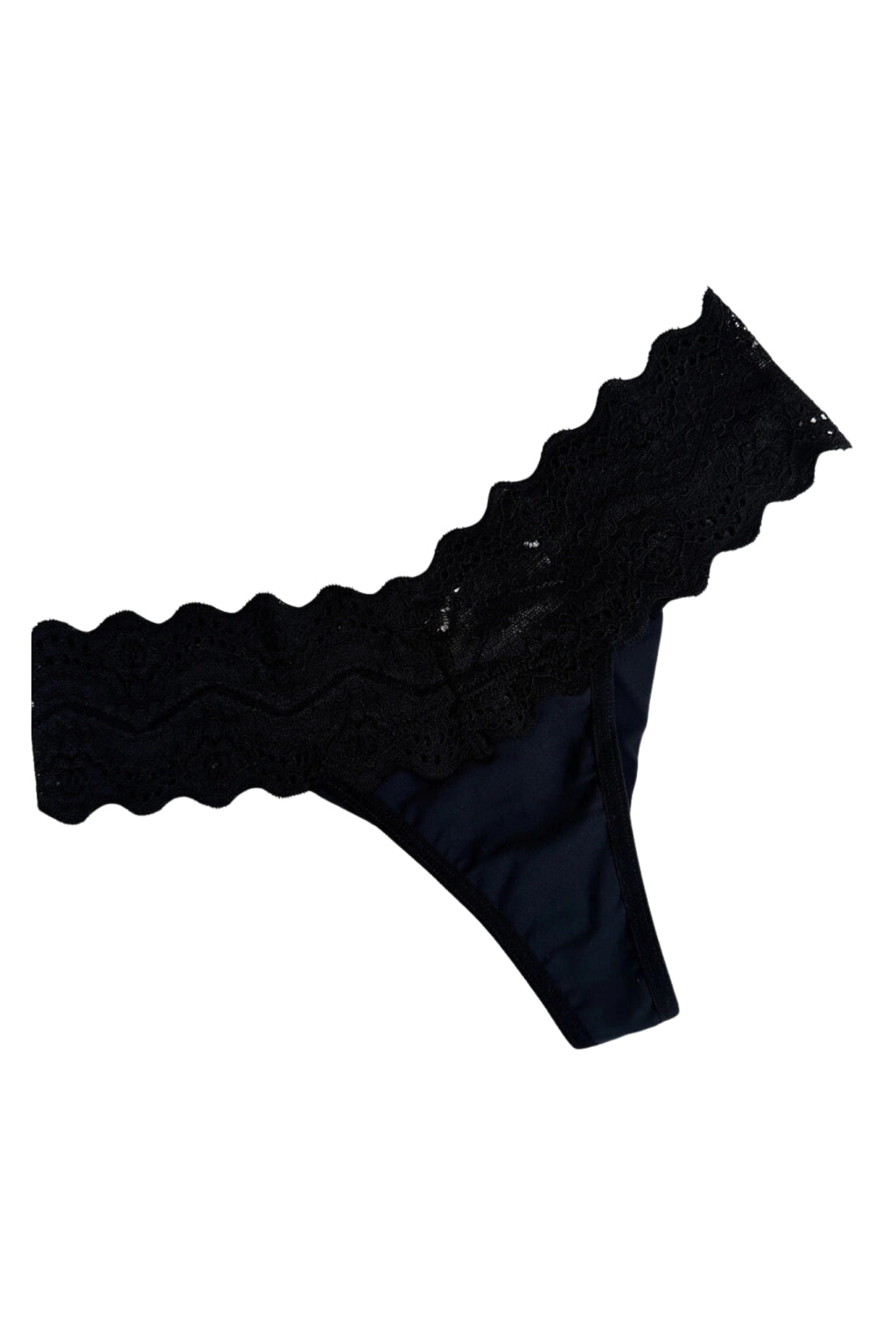 Calcinha em Renda no Cós e Microfibra Fio Duplo | Cecília