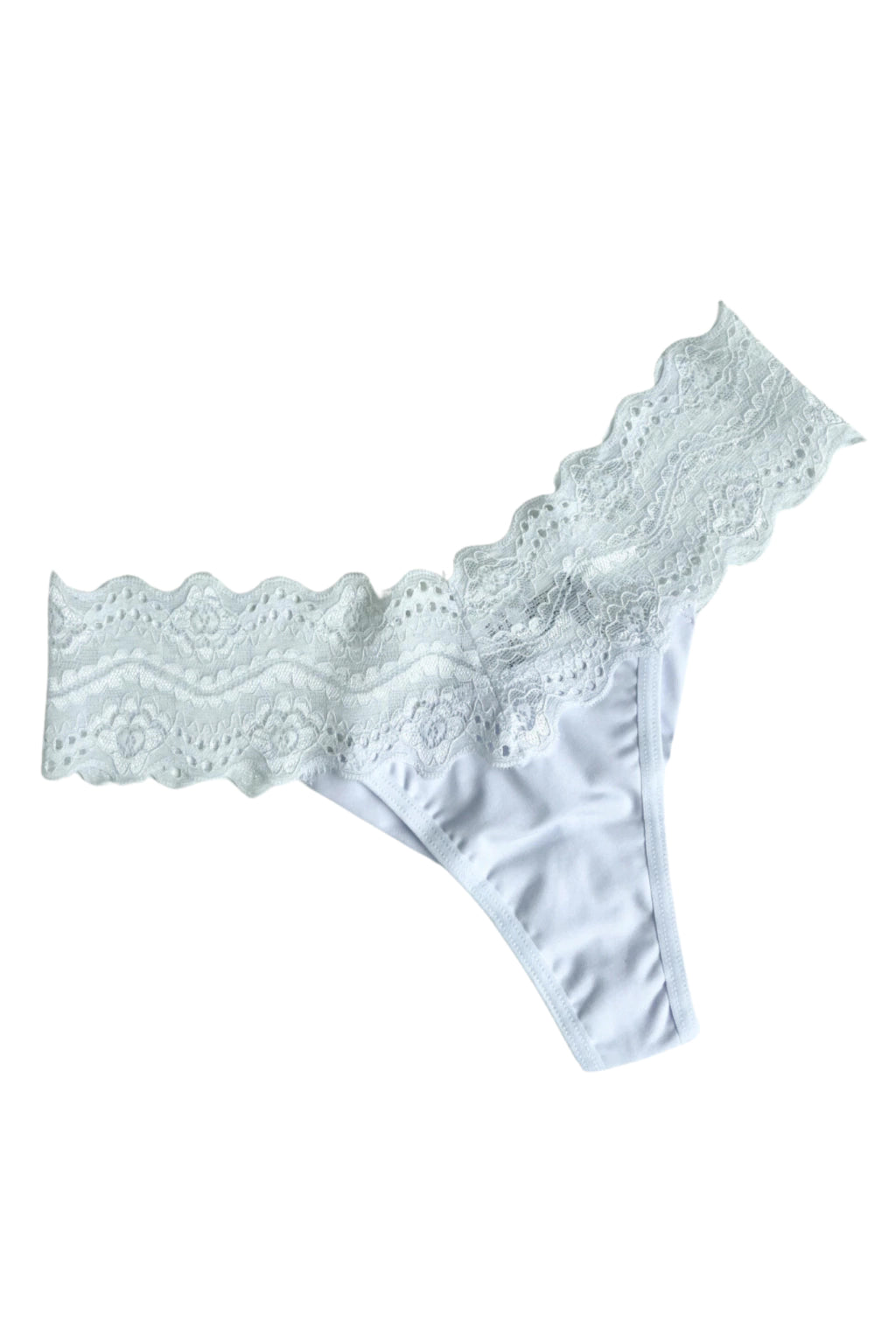 Calcinha em Renda no Cós e Microfibra Fio Duplo | Cecília