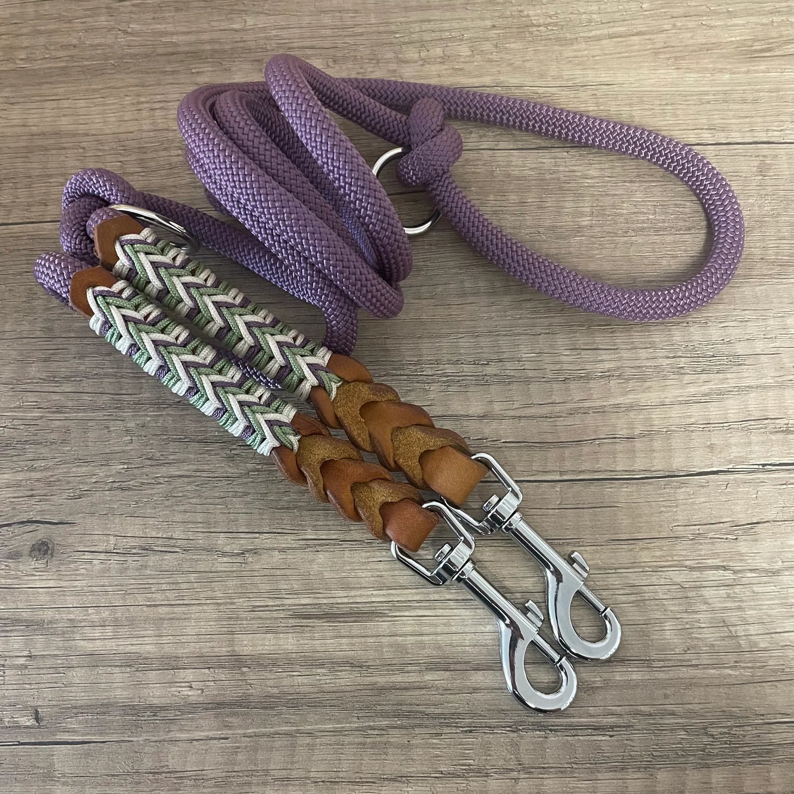 Guia de couro e corda premium | Gentle Flower