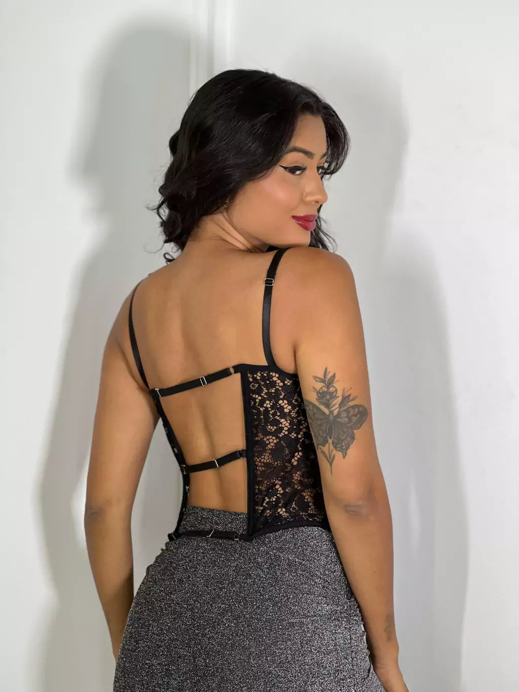 Corselet Alice Preto