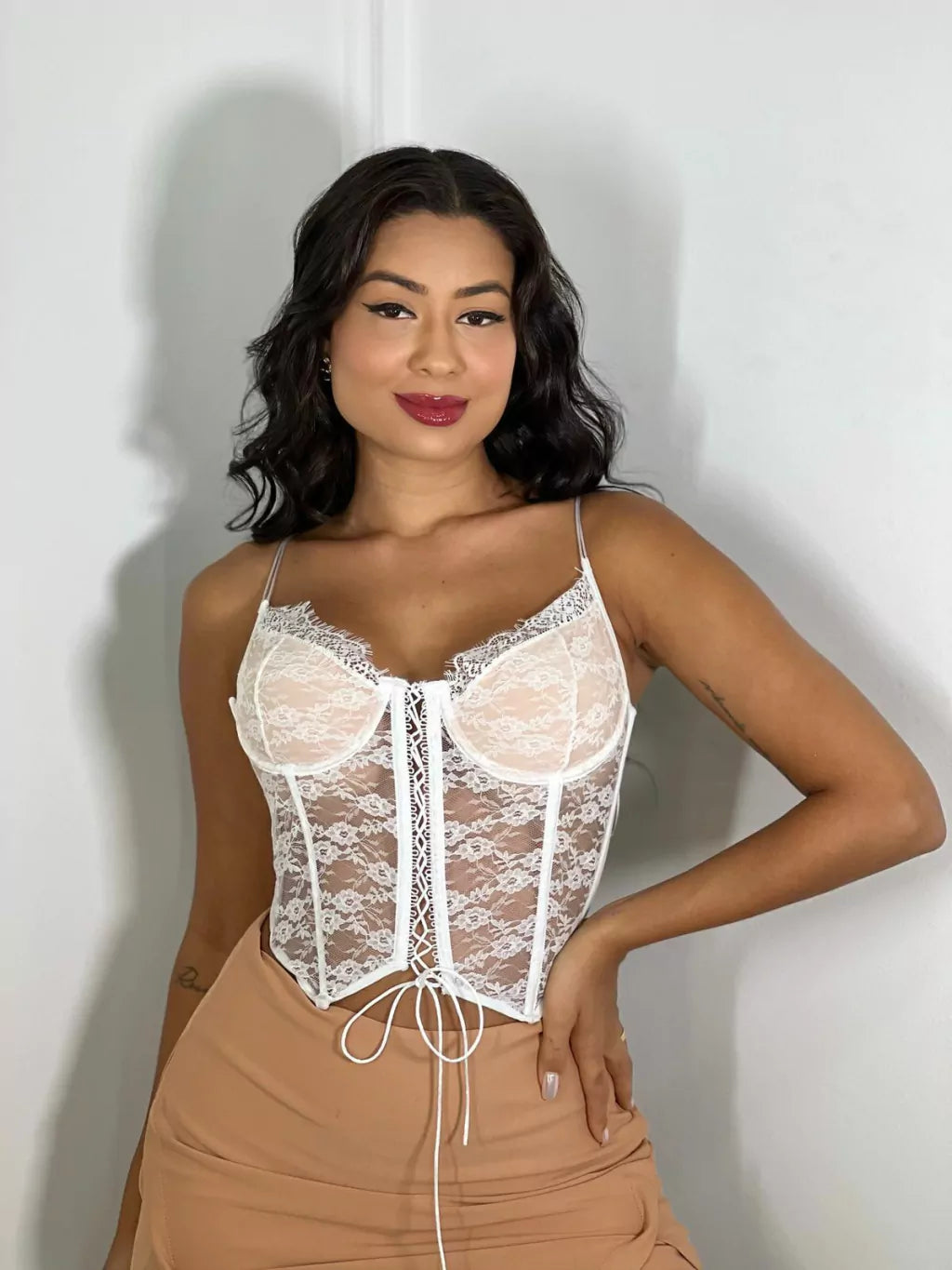 Corselet Carmem Branco