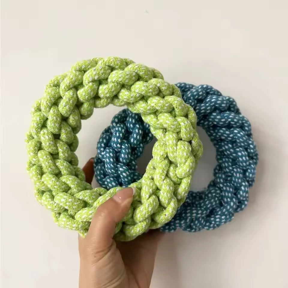 Brinquedo para cães | 5 discos de paracord