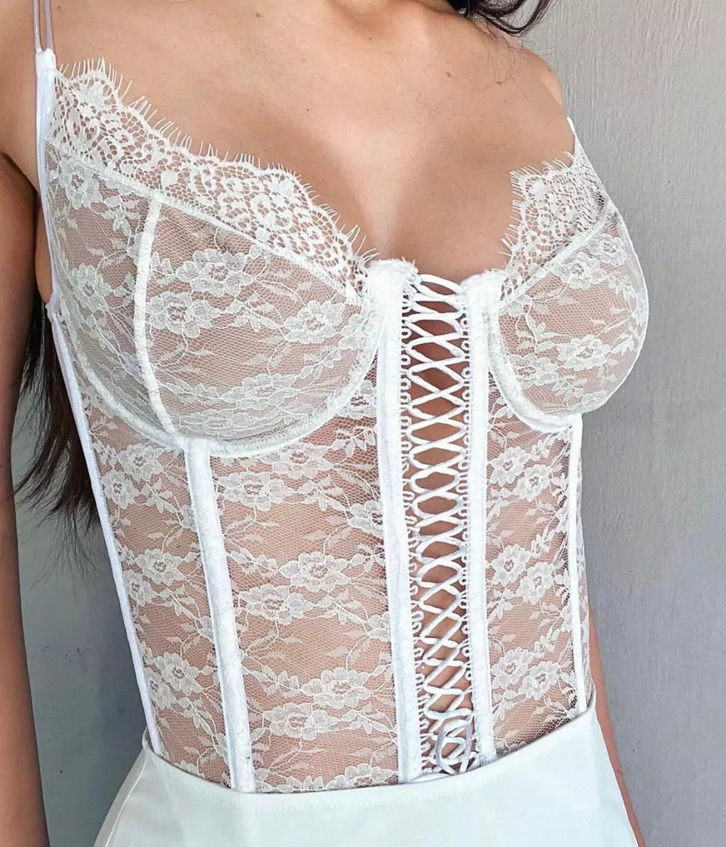 Corselet Carmem Branco